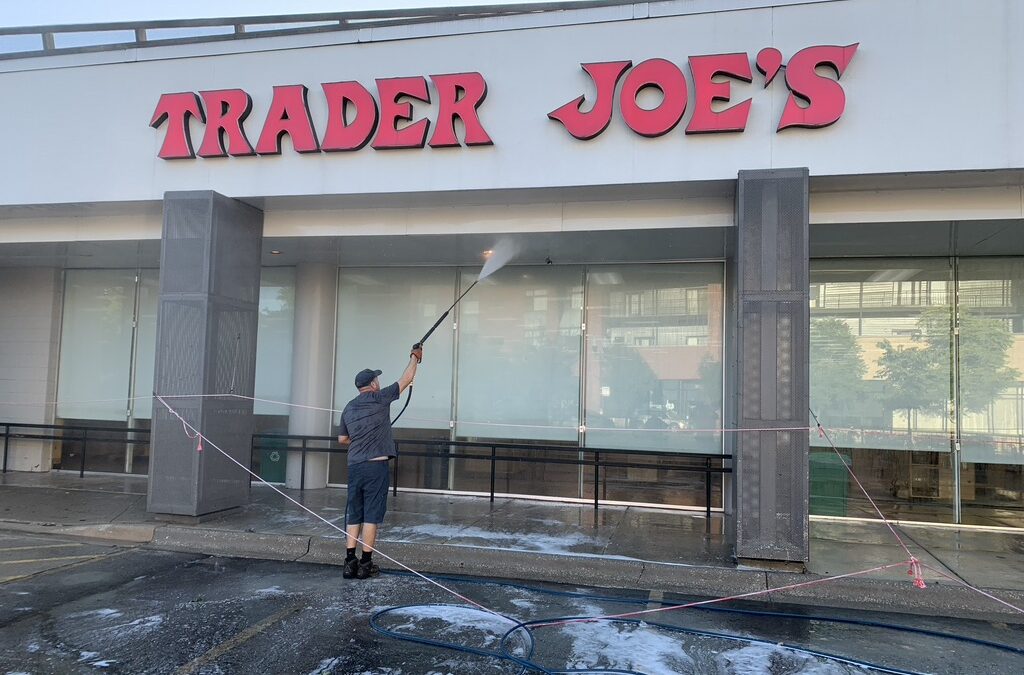 Storefront Pressure Washing Chicago